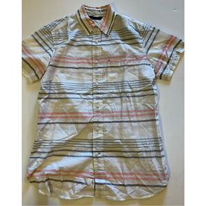 Free Planet Button Front Collared Shirt